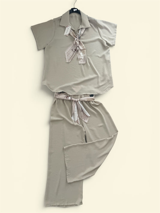 Ensemble fluide chocolat TU (38-46)