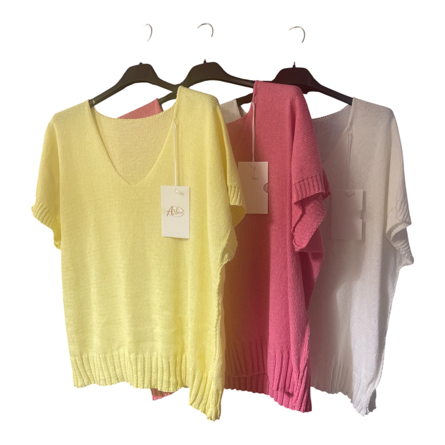 Pull en maille 3 coloris. TU: 38-44
